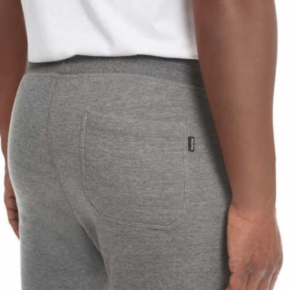 NWT Mens Hurley Soft Terry Jogger Sweatpants Size XL Heather Gray Dark $60 Y108 - Picture 4 of 4